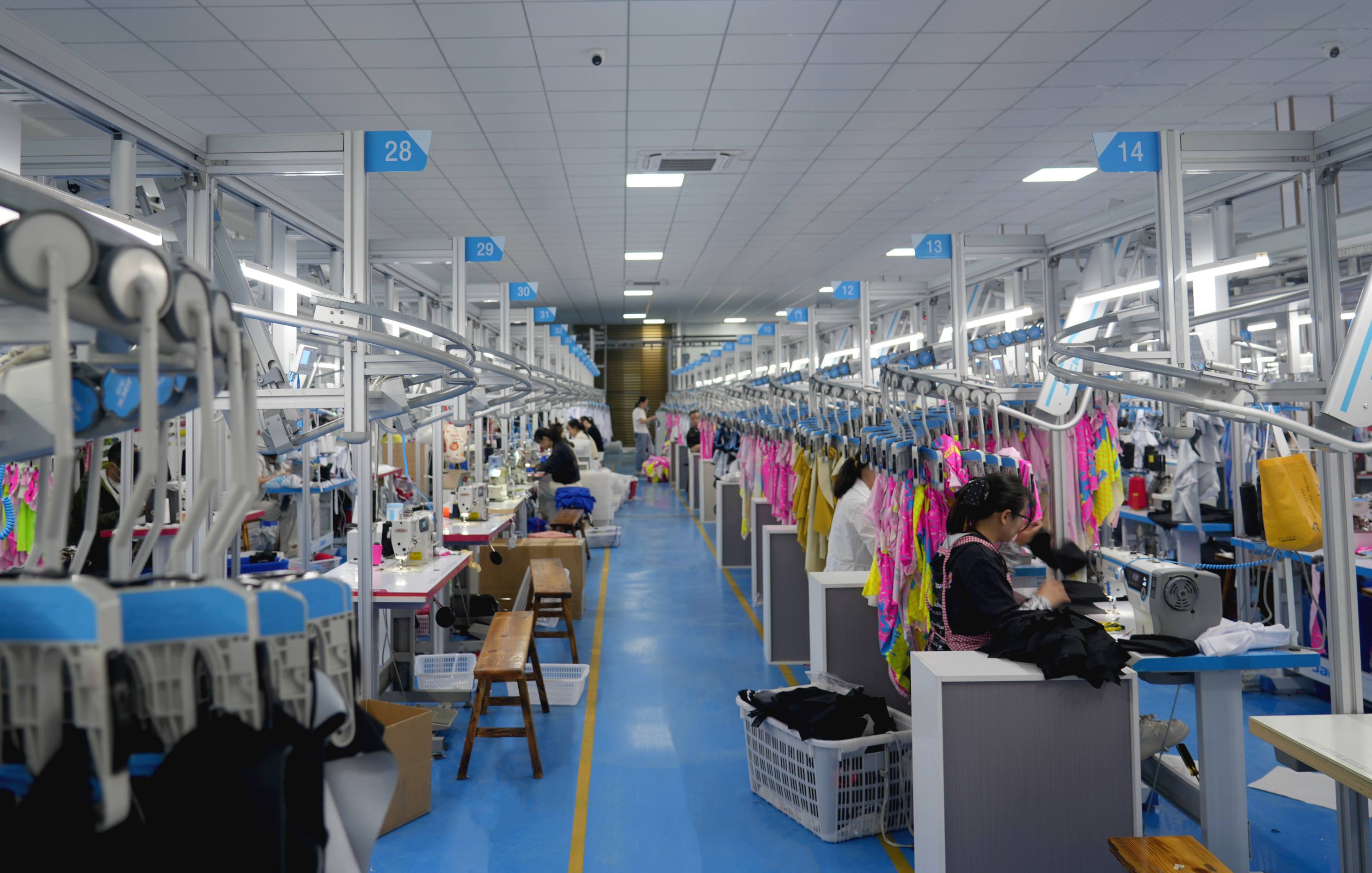Ljvogues lingerie cutting and sewing production lines