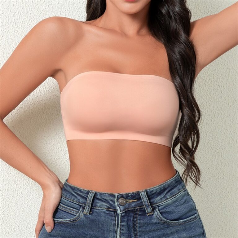 Low-Profile Seamless Wireless Strapless Bra (BX048) — strapless silhouette and bandeau support
