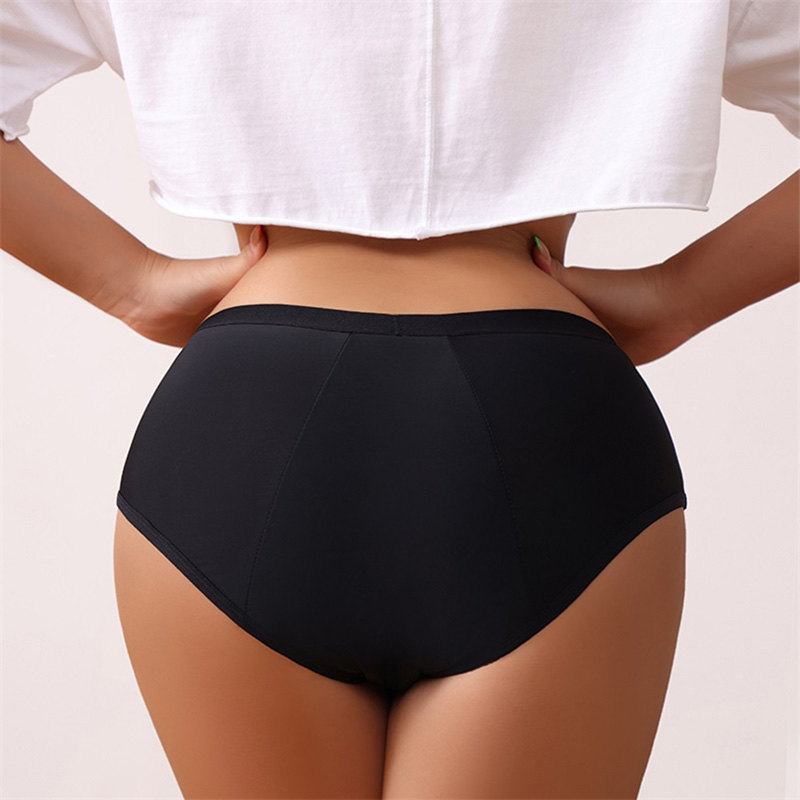 4-Layer Leakproof Reusable Period Panty (AD106) — back view of the reusable period underwear silhouette