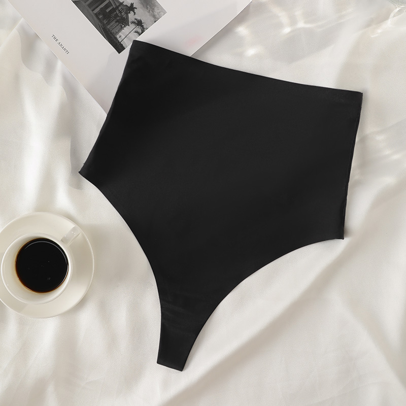 Seamless High-Waist Tummy-Control Thong (PX088) — seam and support-panel construction close-up