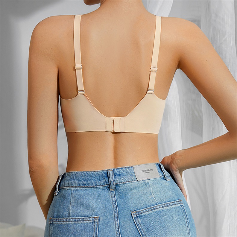 Seamless Bra (BS133) — flat-lay view showing colour options for custom bra production