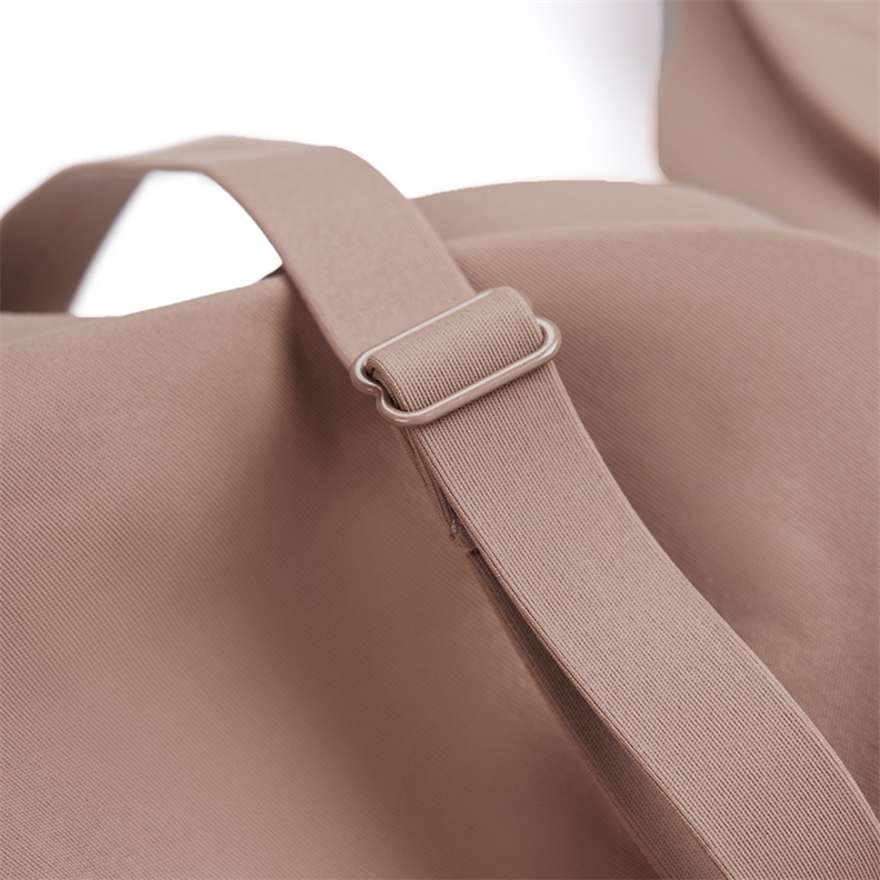 Seamless Wireless Removable-Pad Bra (BS134) — back closure and strap adjustment detail for OEM bra production