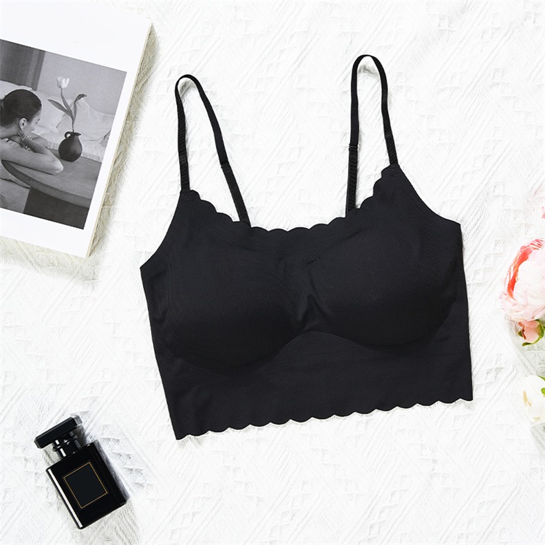 Seamless Backless Ribbed Bra (BW171) — alternate colourway showing fabric, cup and trim coordination