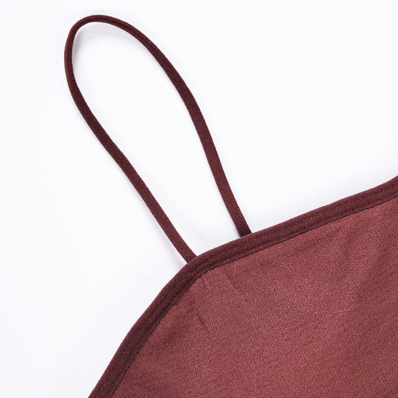 Seamless Tank Bra (BX216) — back closure and strap adjustment detail for OEM bra production