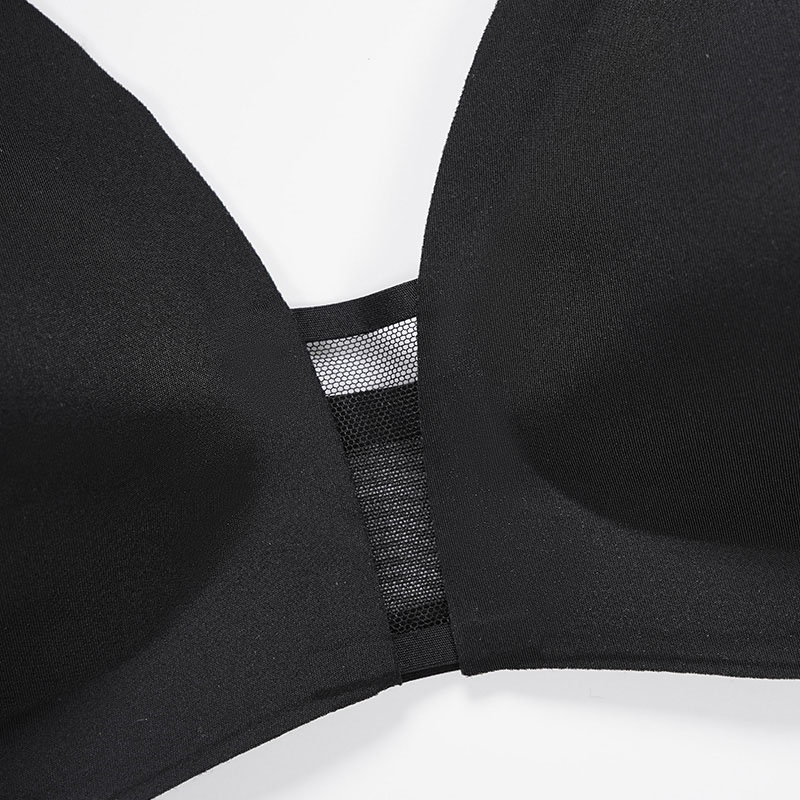 Seamless Wireless Mesh Bra (BX148) — alternate view showing wireless support and underband construction
