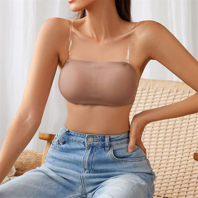 Seamless Strapless Lace Bralette (BY228) — strapless silhouette and bandeau support