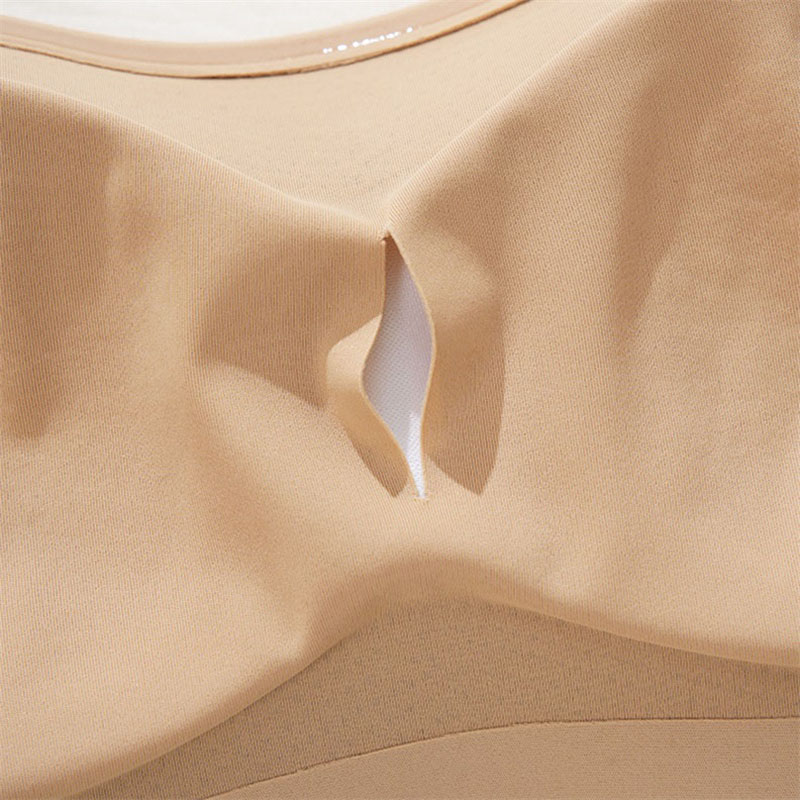 Seamless Jelly Strapless Bra (BX187) — back closure and strap adjustment detail for OEM bra production