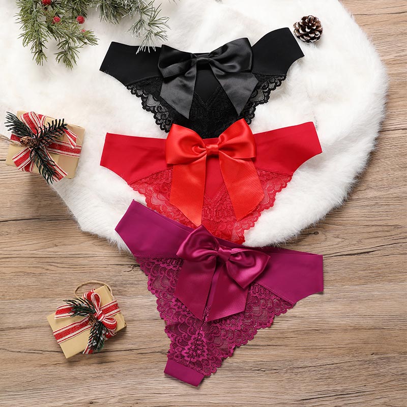 Seamless Lace Low-Rise Thong (PX171) — flat-lay view showing colour options for wholesale panty production