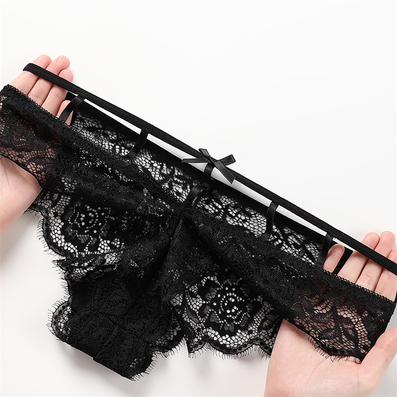 Lace Low-Rise Thong (PX176) — fabric and recovery detail for custom panty development