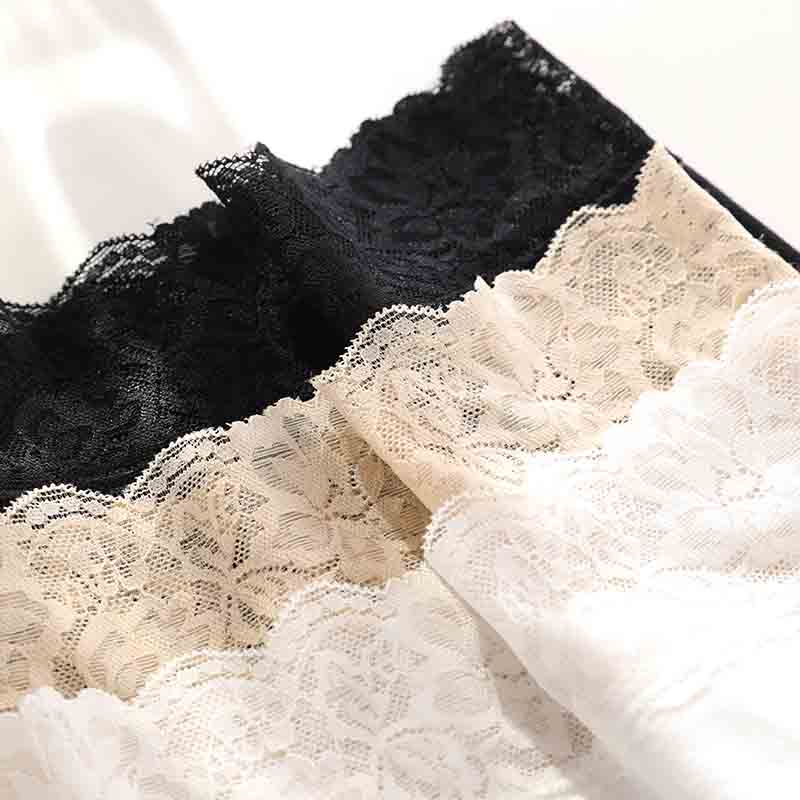 Seamless Lace Cotton Boyshort (PX451) — alternate view showing boyshort coverage and leg fit