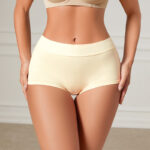 Seamless High-Waist Cotton Boyshort (PS489) — high-waist coverage and waistband placement