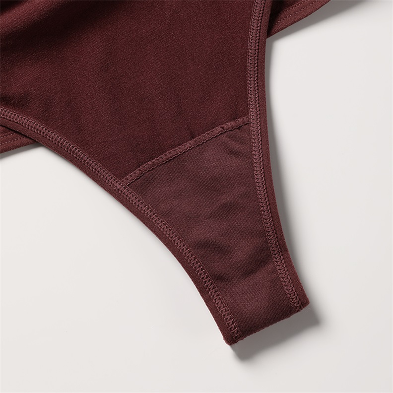 Seamless High-Waist Cotton Panty (23T14) — fabric and recovery detail for custom panty development