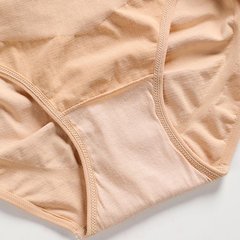 Seamless High-Waist Cotton Panty (S2404) — fabric and recovery detail for custom panty development