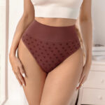 Seamless High-Waist Cotton Thong (PS252) — high-waist coverage and waistband placement