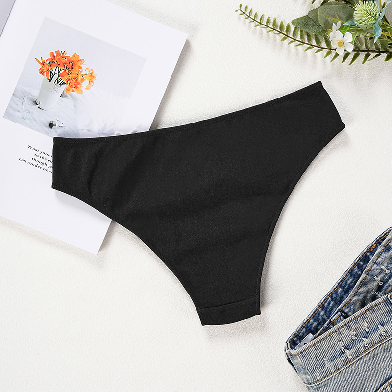 Cotton Low-Rise Panty (PS276) — gusset, seam and edge construction close-up