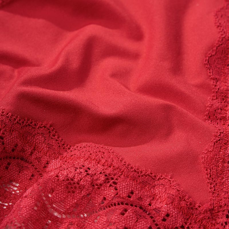 Seamless Lace Low-Rise Panty (PS270) — waistband and stretch-edge finishing detail