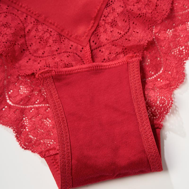Seamless Lace Low-Rise Panty (PS270) — fabric and recovery detail for custom panty development