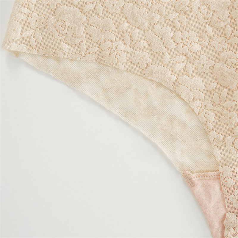 Lace Low-Rise Thong (PS440) — alternate view showing low-rise fit and leg-opening coverage