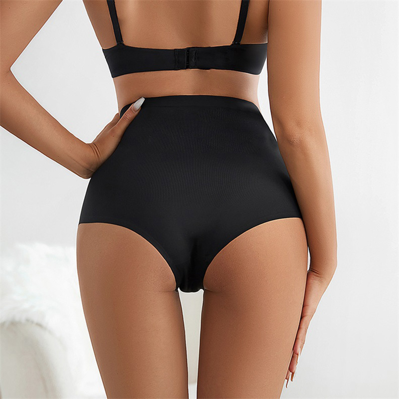Seamless High-Waist Tummy-Control Panty (SWS020) — three-quarter view of the sculpting shapewear silhouette