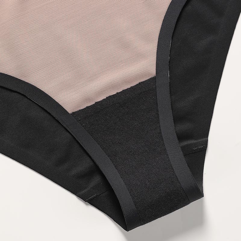 Seamless High-Waist Tummy-Control Panty (SWS020) — fabric stretch and recovery detail for shapewear development