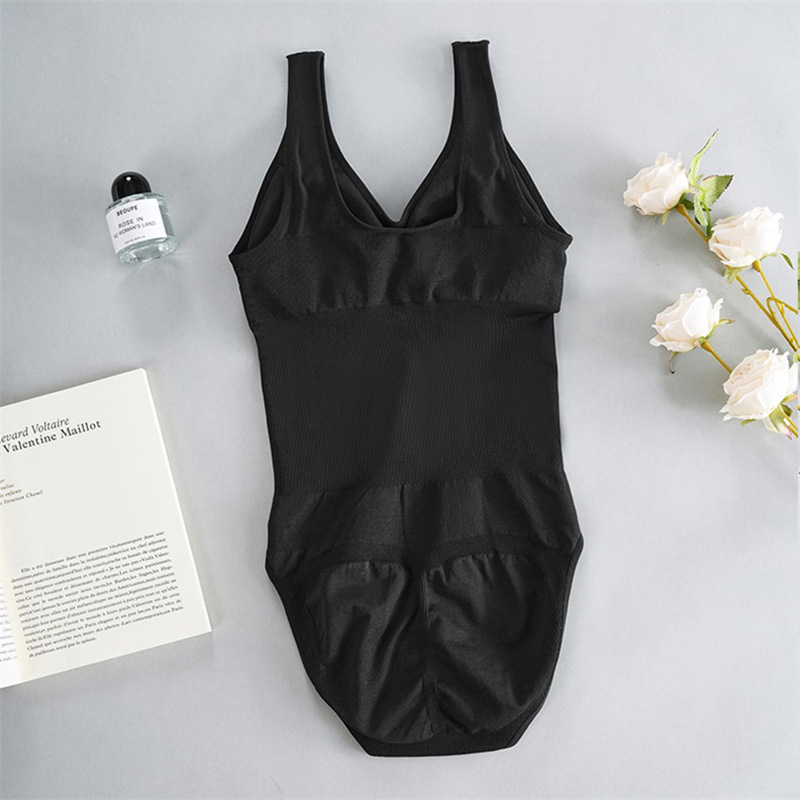 Seamless Tummy-Control Sculpting Shapewear Bodysuit (CX038) — seam and support-panel construction close-up