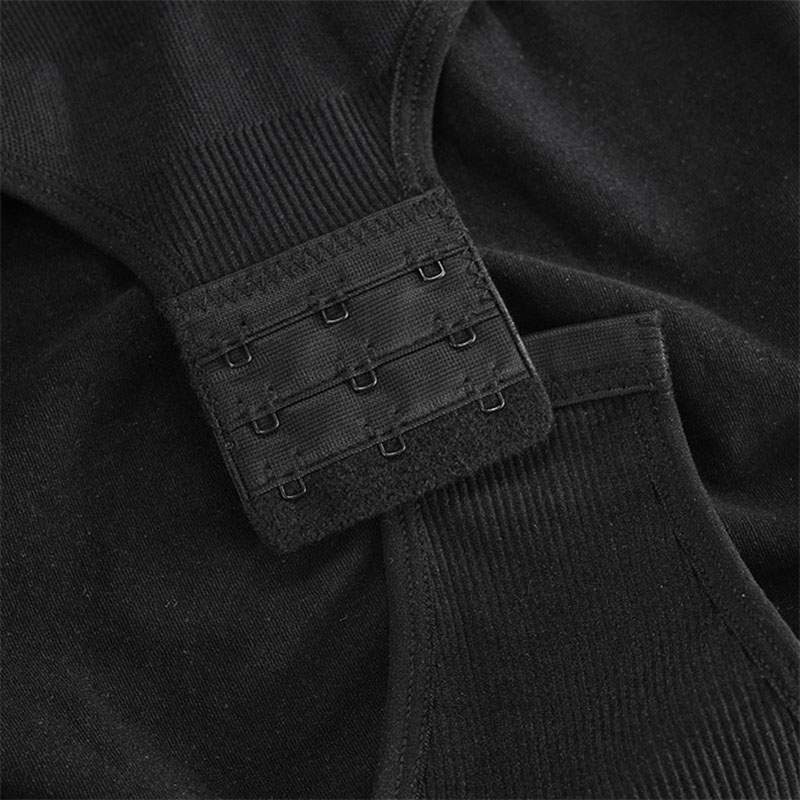 Seamless Tummy-Control Sculpting Shapewear Bodysuit (CX038) — alternate view showing tummy-control panel placement and compression fit