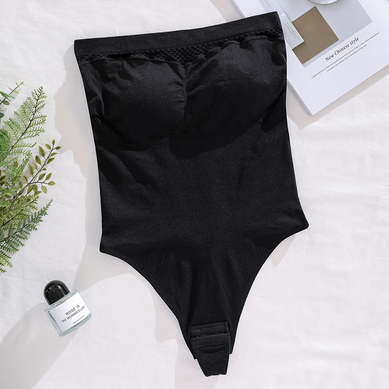 Seamless Strapless Tummy-Control Shapewear Bodysuit (SWX061) — seam and support-panel construction close-up