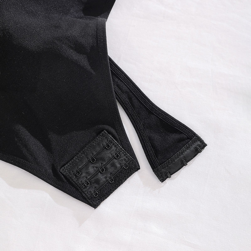 Seamless Strapless Tummy-Control Shapewear Bodysuit (SWX061) — alternate view showing strapless silhouette and bandeau support