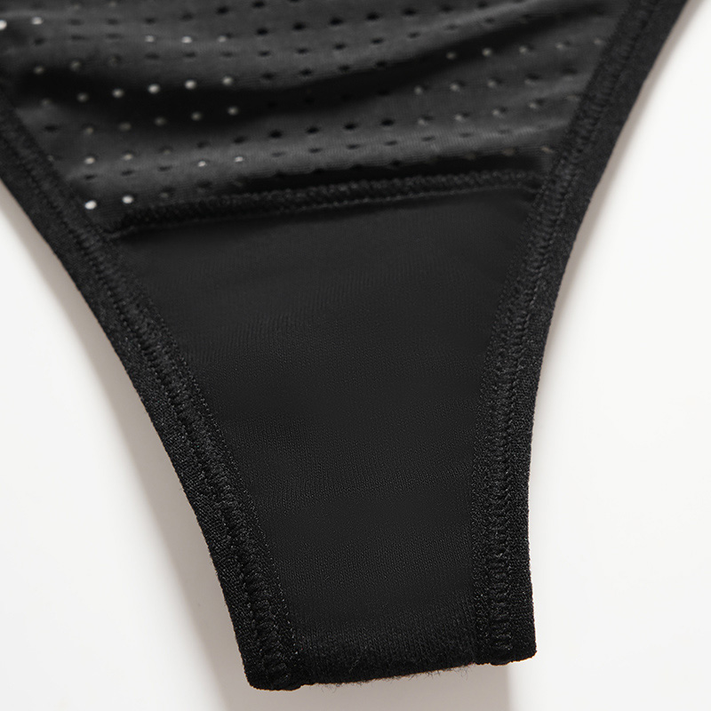 Seamless High-Waist Butt-Lift Tummy-Control Thong (SWX069) — fabric stretch and recovery detail for shapewear development