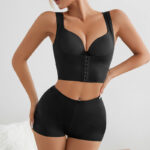 Seamless Front-Closure Shapewear Bodysuit (SWS044) — front-closure construction and cup fit