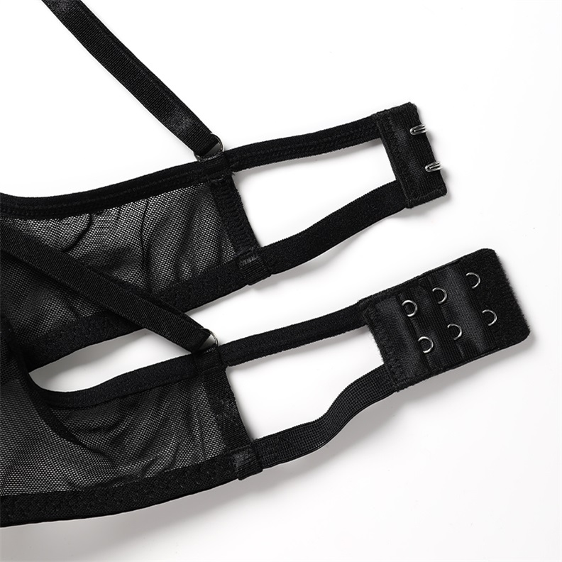 Seamless Lace Lingerie Set (BPX105) — strap, ring and hardware detail for private-label lingerie