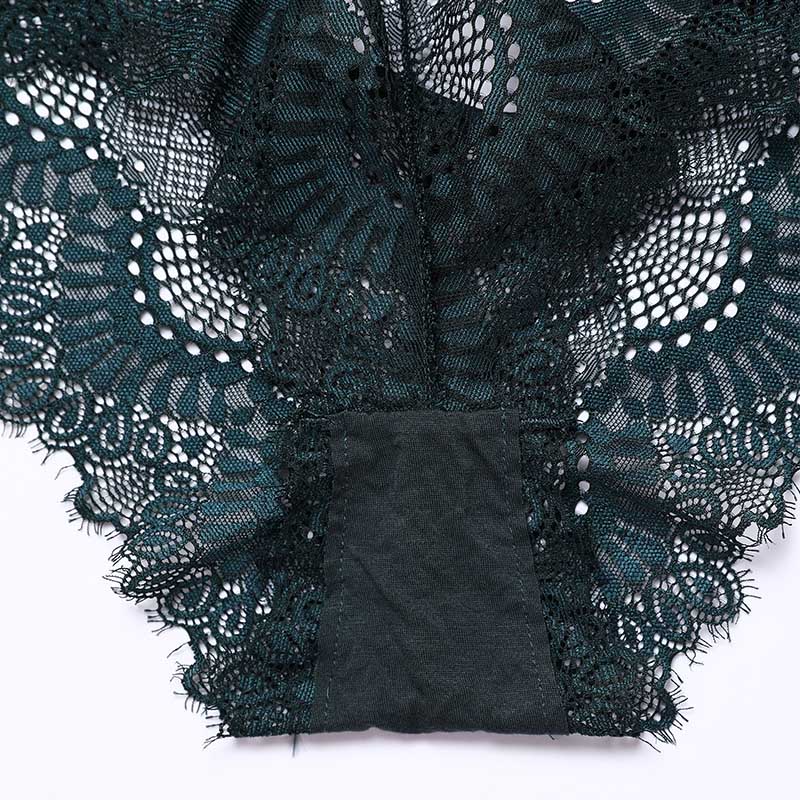 Lace Lingerie Set (8028) — fabric, mesh and finishing detail for custom lingerie production