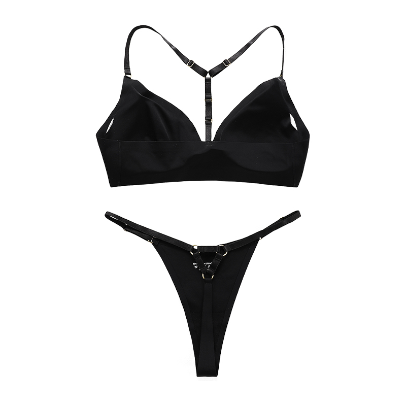 Seamless Removable-Pad Bra Set (BPS091) — alternate colourway for bra and panty set development