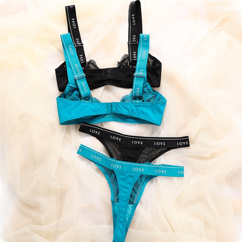 Lingerie Set (BPS063) — lace scallop and skin-contact edge close-up
