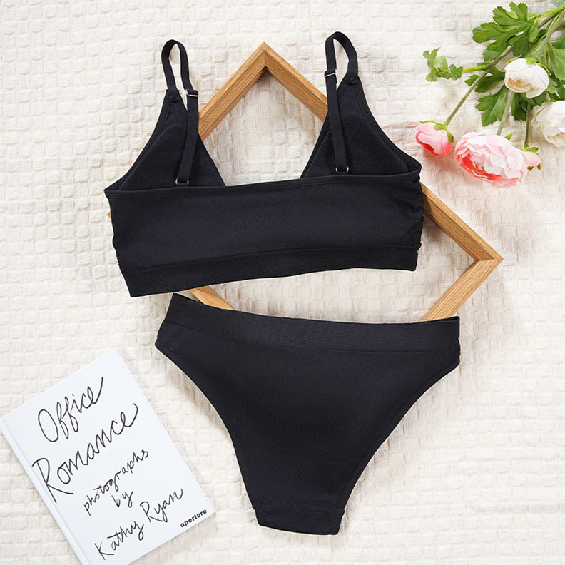 Seamless Removable-Pad High-Waist Bra Set (BPX187) — alternate colourway for bra and panty set development