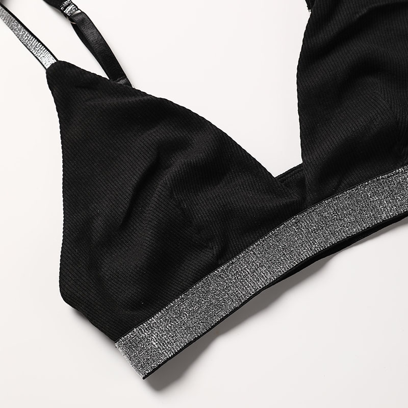 Lingerie Set (BPX079) — fabric, mesh and finishing detail for custom lingerie production