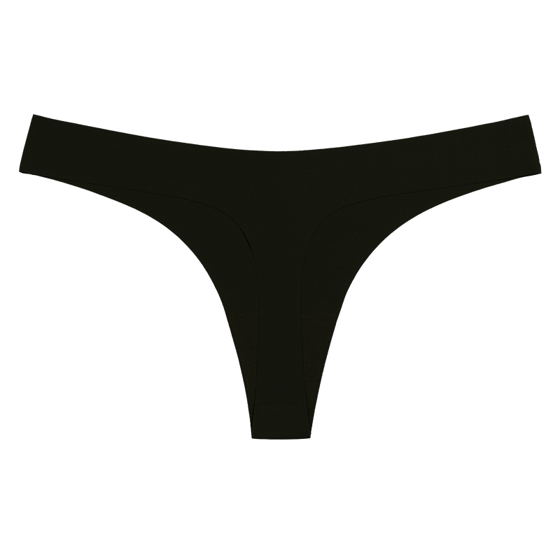 Seamless No-Show Low-Rise Thong (1023) — alternate view showing low-rise fit and leg-opening coverage