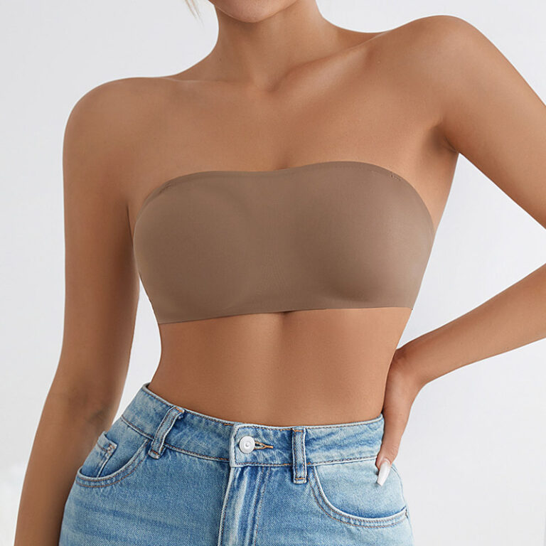 Seamless Removable-Pad Strapless Bra (BX144) — strapless silhouette and bandeau support