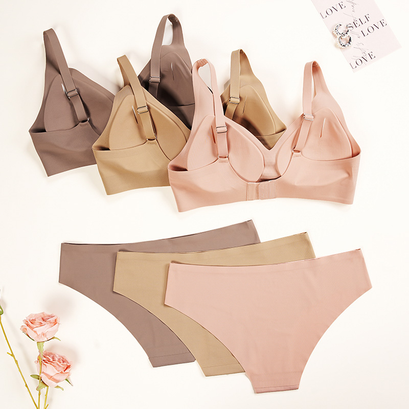 Seamless Bra Set (BPS196) — alternate colourway for bra and panty set development