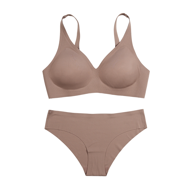 Seamless Bra Set (BPS196) — panty gusset and edge construction detail