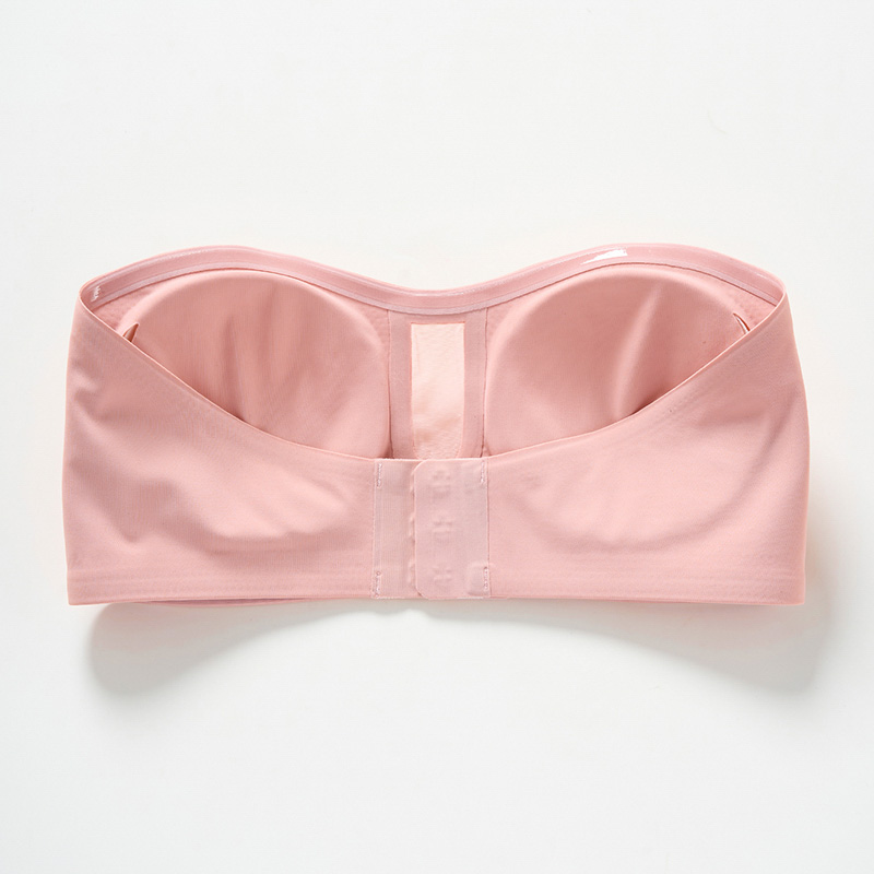 Seamless Strapless Plus-Size Bandeau Bra (BX351) — alternate view showing plus-size fit and extended-size support