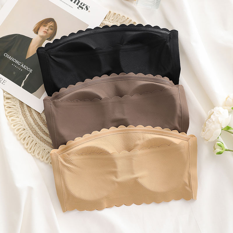 Seamless Bandeau Bra (BX145) — alternate colourway showing fabric, cup and trim coordination