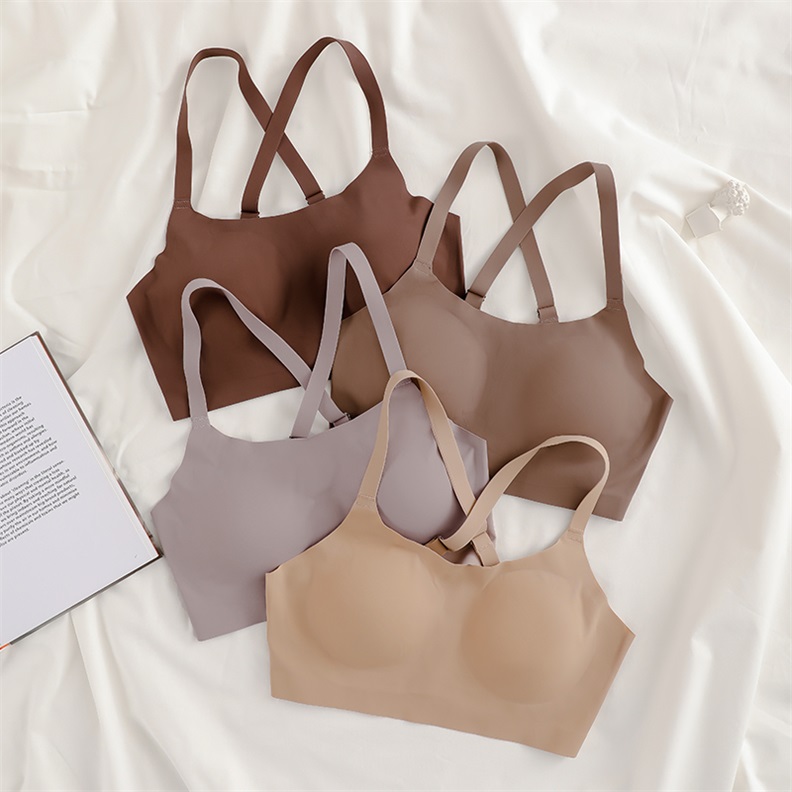 Seamless Wireless Removable-Pad Bra (BS053) — removable-pad construction and cup shaping
