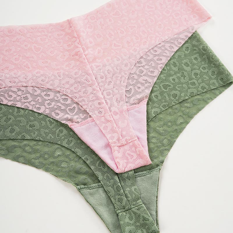 Seamless Ribbed Boyshort (PY795) — alternate view showing boyshort coverage and leg fit