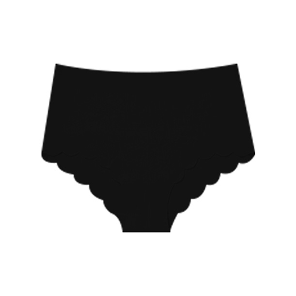 Seamless Ribbed Panty (PY796) — waistband and stretch-edge finishing detail