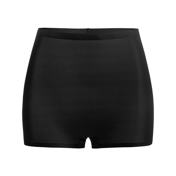 Seamless Ribbed Boyshort (PY795) — flat-lay view showing colour options for wholesale panty production