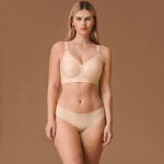 Seamless Wireless Removable-Pad Bralette (CR-601) — removable-pad construction and cup shaping
