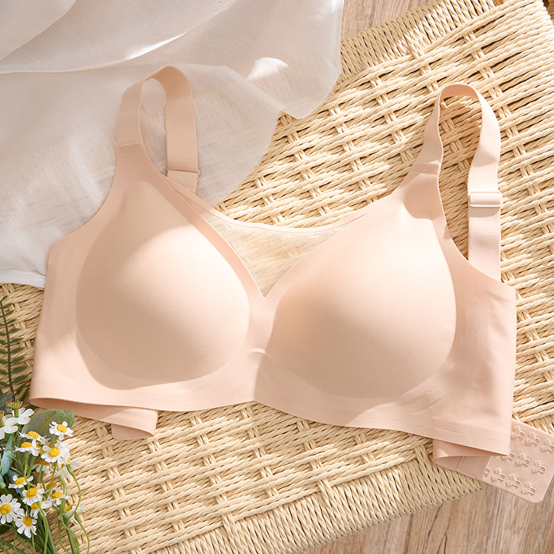 Seamless Wireless Mesh Bralette (CR-618) — alternate colourway showing fabric, cup and trim coordination