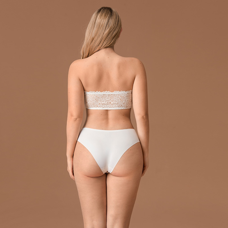 Wireless Front-Closure Full-Coverage Strapless Bra (BF582) — alternate colourway showing fabric, cup and trim coordination