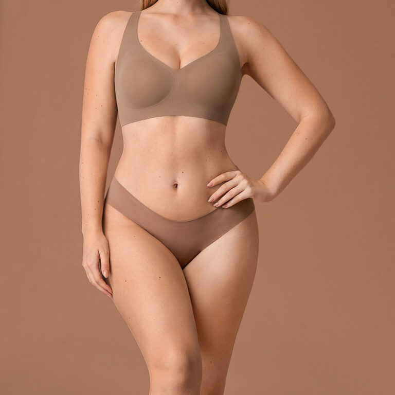 Seamless Lace Low-Rise Brief (PD135) — low-rise fit and leg-opening coverage